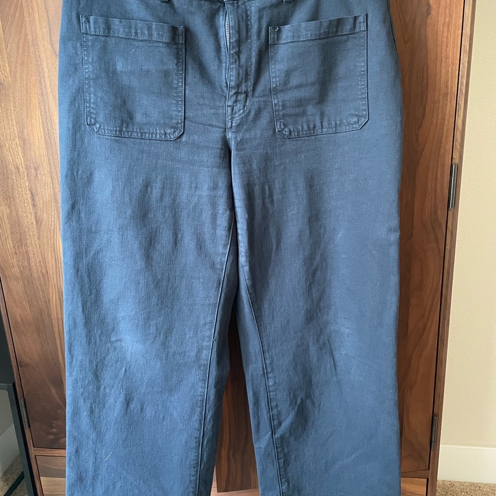 Madwell Emmett Navy Straight-Leg Pants